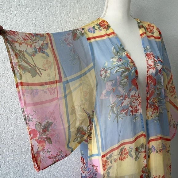 NWT Band of the Free Floral Kimono Duster - Picture 8 of 14